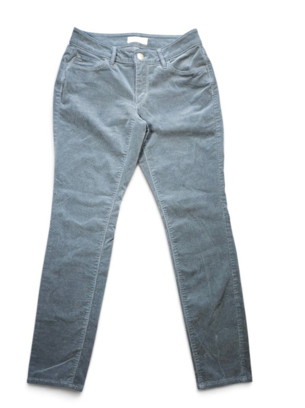 LOFT Corduroy Skinny Jeans in Dusty Blue